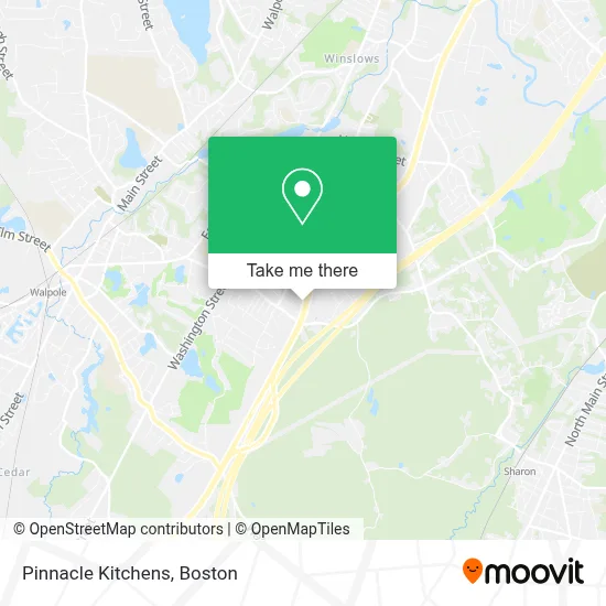 Pinnacle Kitchens map
