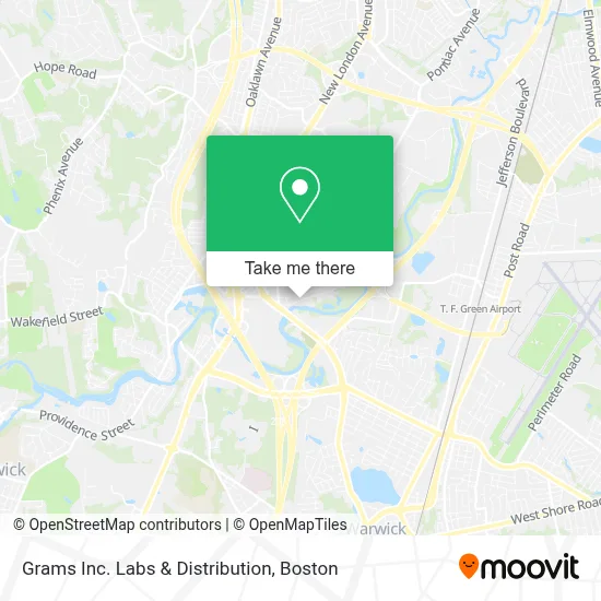 Grams Inc. Labs & Distribution map