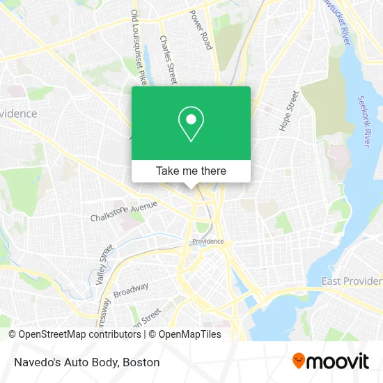 Navedo's Auto Body map