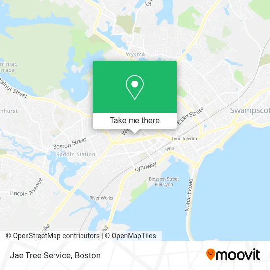 Jae Tree Service map