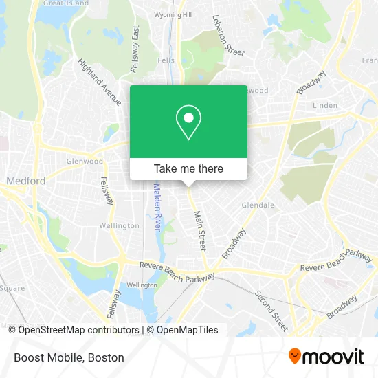 Boost Mobile map