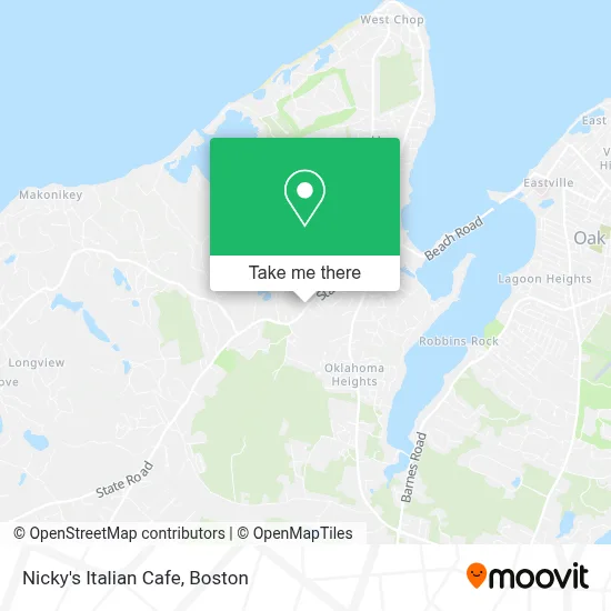 Nicky's Italian Cafe map