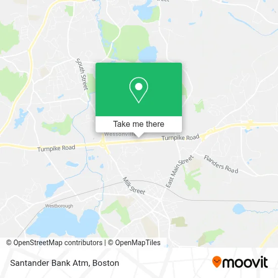 Santander Bank Atm map