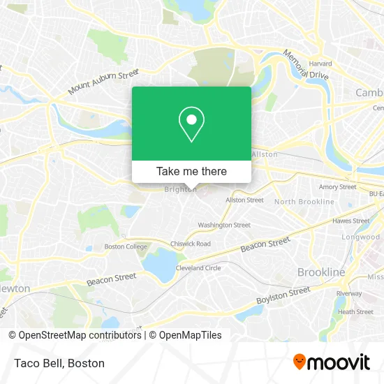 Taco Bell map