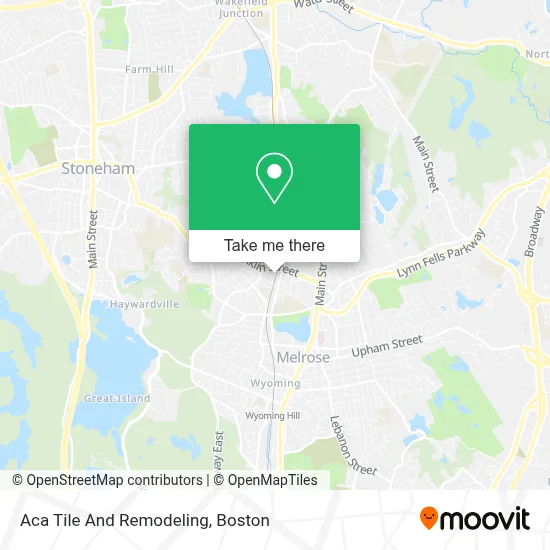 Aca Tile And Remodeling map