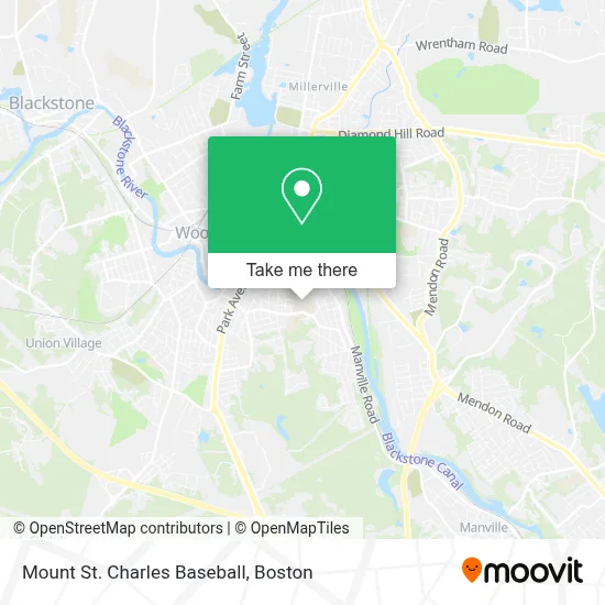Mount St. Charles Baseball map