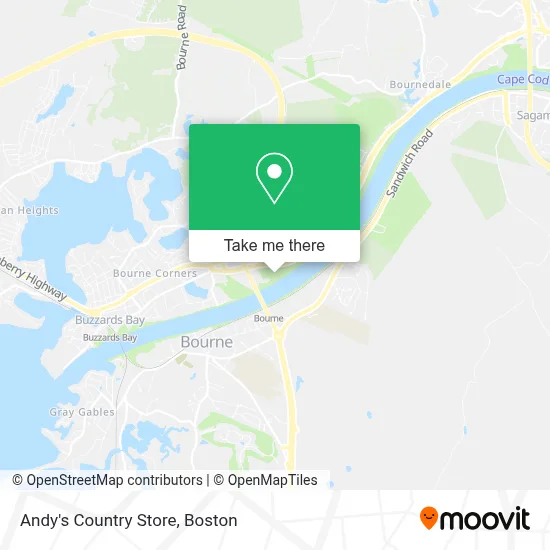 Andy's Country Store map