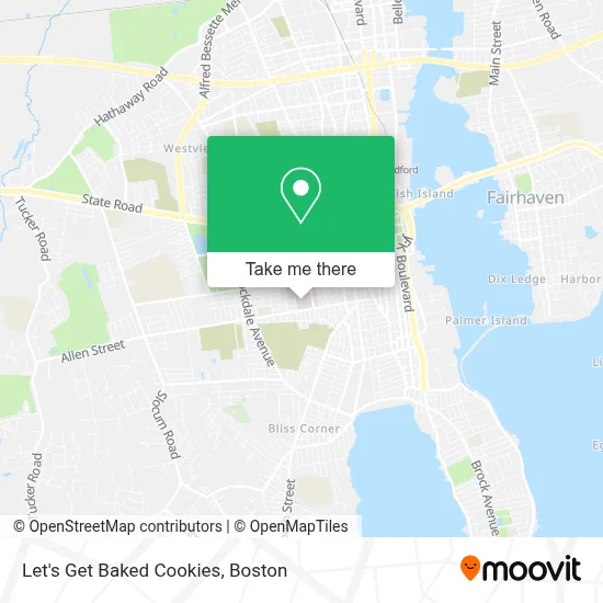 Let's Get Baked Cookies map