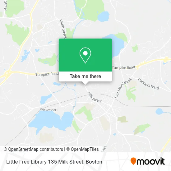Little Free Library 135 Milk Street map