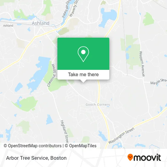 Arbor Tree Service map