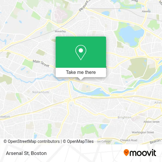 Arsenal St map