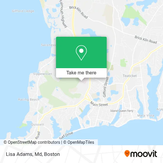 Lisa Adams, Md map