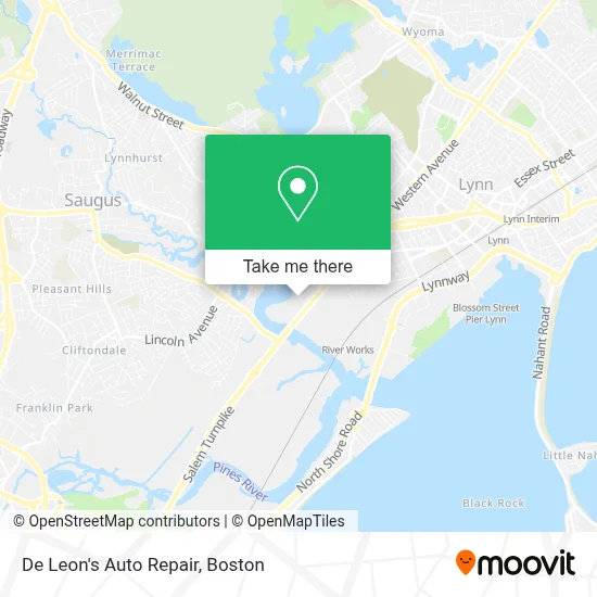 De Leon's Auto Repair map