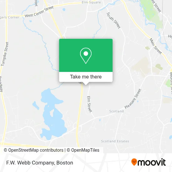 F.W. Webb Company map