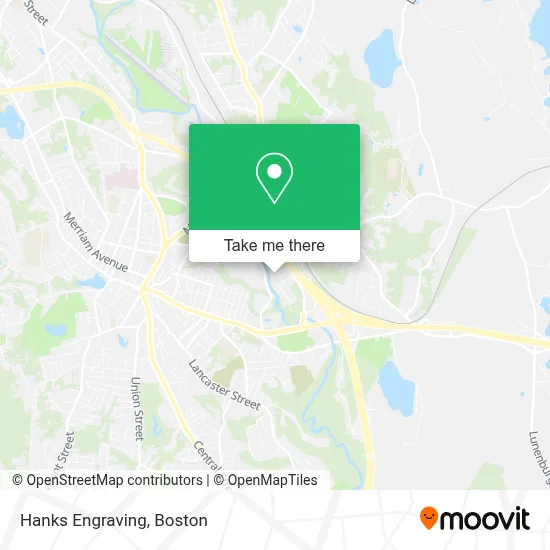Hanks Engraving map