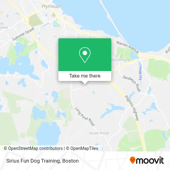 Sirius Fun Dog Training map
