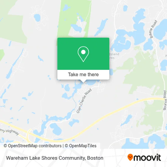 Wareham Lake Shores Community map