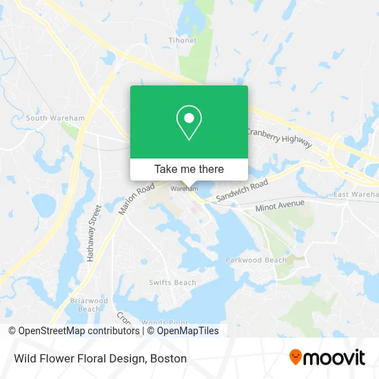 Wild Flower Floral Design map