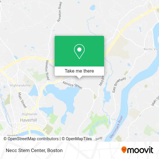 Necc Stem Center map