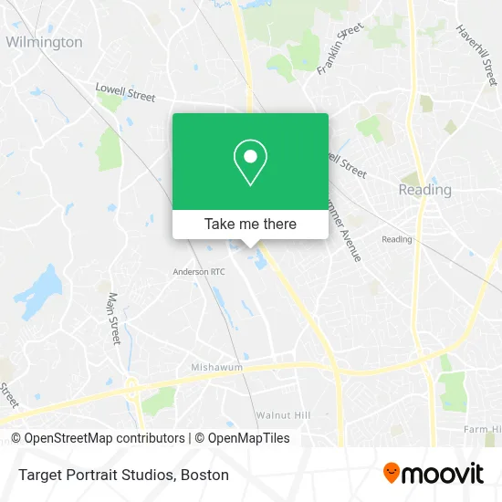 Target Portrait Studios map