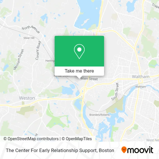 The Center For Early Relationship Support map