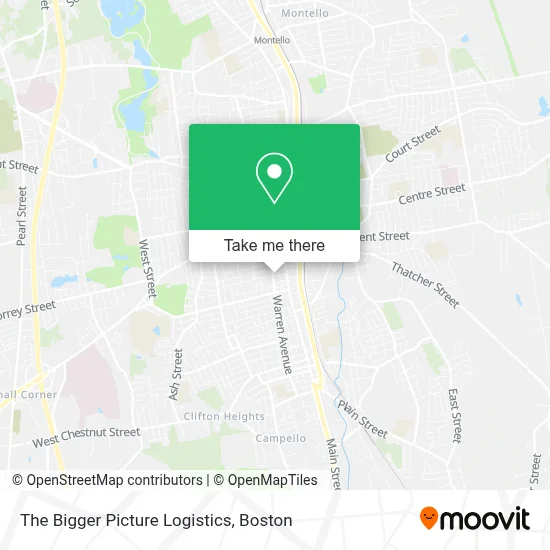The Bigger Picture Logistics map