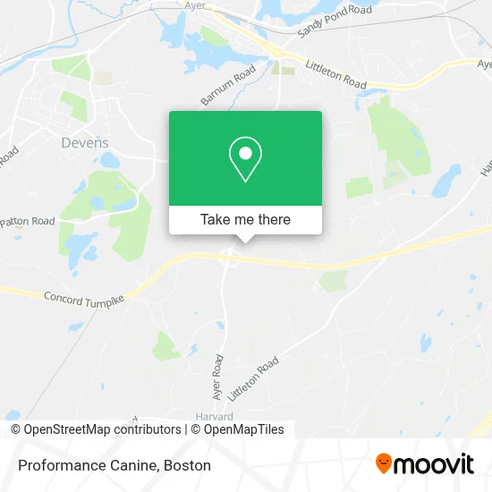 Proformance Canine map