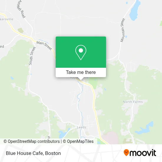 Blue House Cafe map