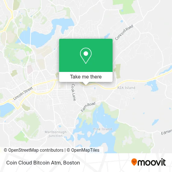 Coin Cloud Bitcoin Atm map