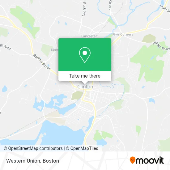 Western Union map