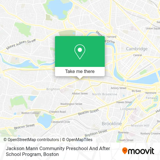 Jackson Mann Community Preschool And After School Program map