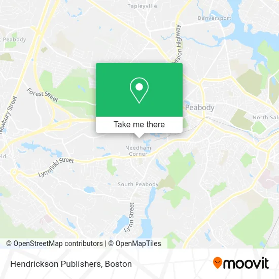Hendrickson Publishers map
