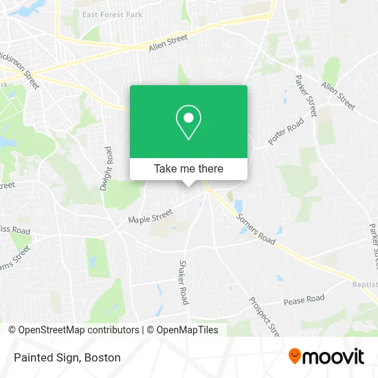 Painted Sign map