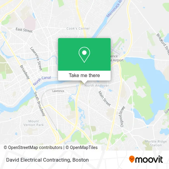 David Electrical Contracting map