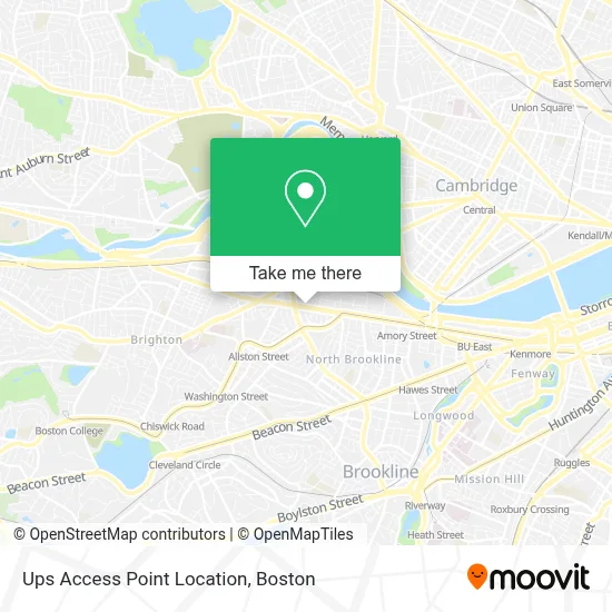 Ups Access Point Location map