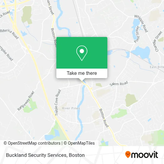 Buckland Security Services map