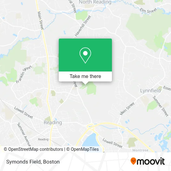 Symonds Field map