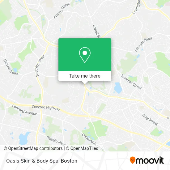 Oasis Skin & Body Spa map