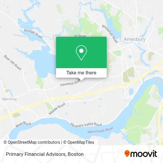 Primary Financial Advisors map