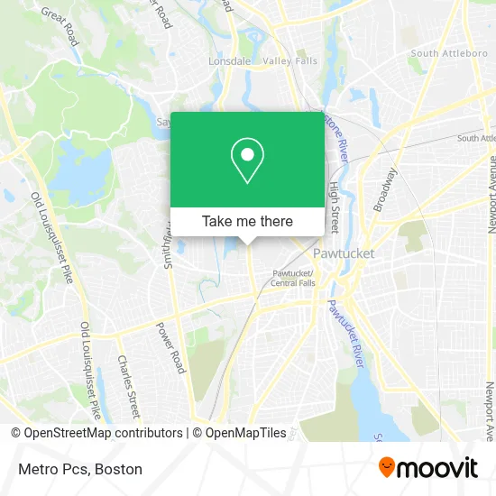 Metro Pcs map
