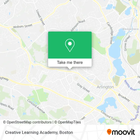 Creative Learning Academy map