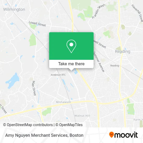 Amy Nguyen Merchant Services map