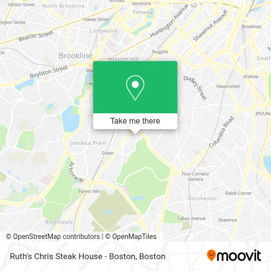 Ruth's Chris Steak House - Boston map