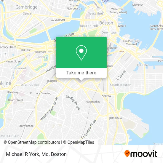 Michael R York, Md map