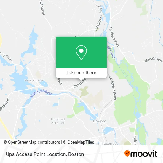 Ups Access Point Location map