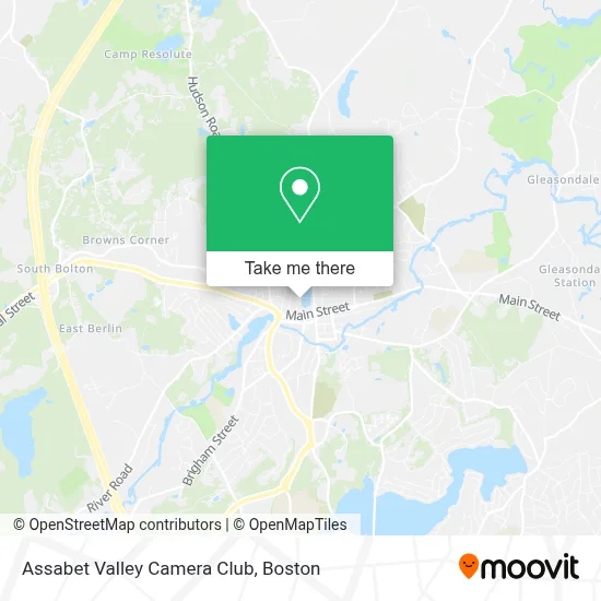 Assabet Valley Camera Club map