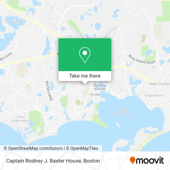 Captain Rodney J. Baxter House map