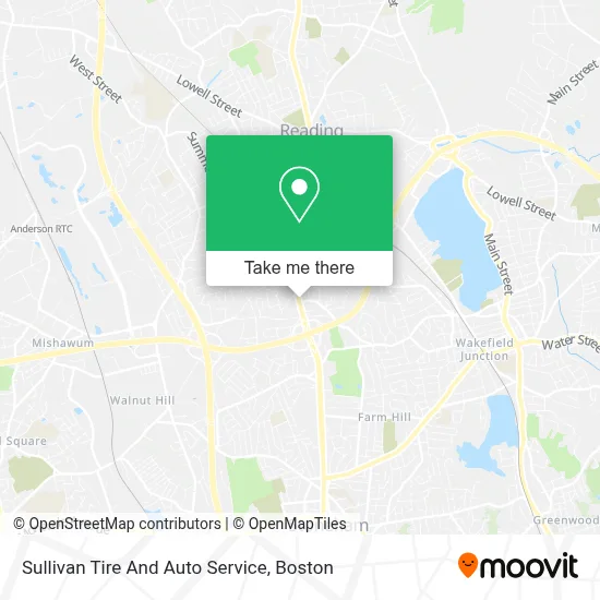 Sullivan Tire And Auto Service map