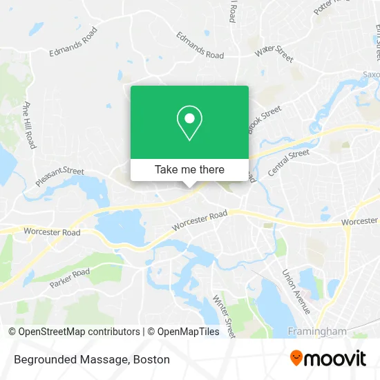 Begrounded Massage map