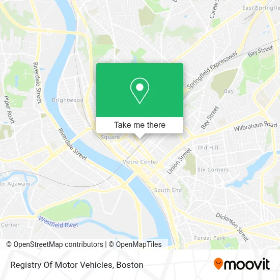 Registry Of Motor Vehicles map